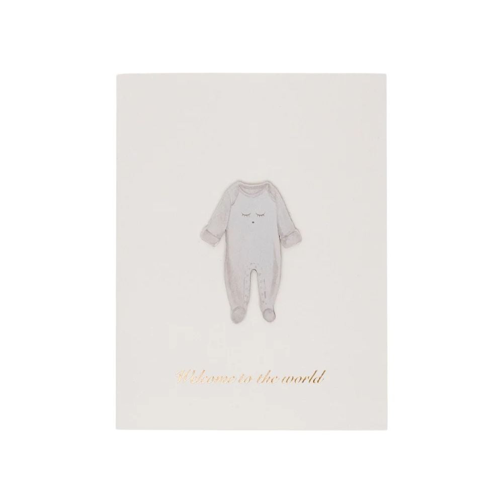 Livly Welcome To The World Onnittelu­kortti Valkoinen