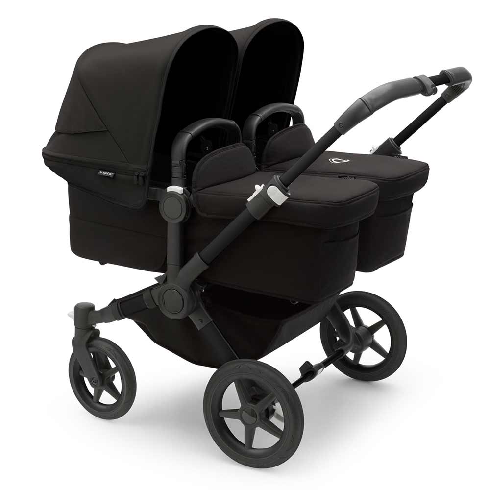 Bugaboo Donkey 5 Twin -lastenrattaat Midnight Musta