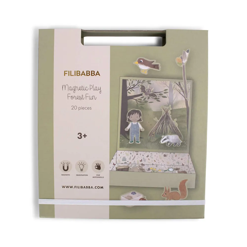 Filibabba Magnetic Game - hauskaa metsässä