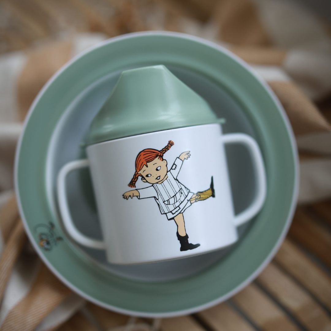 Rätt Start Pippi Cirkus juomakuppi vihreä