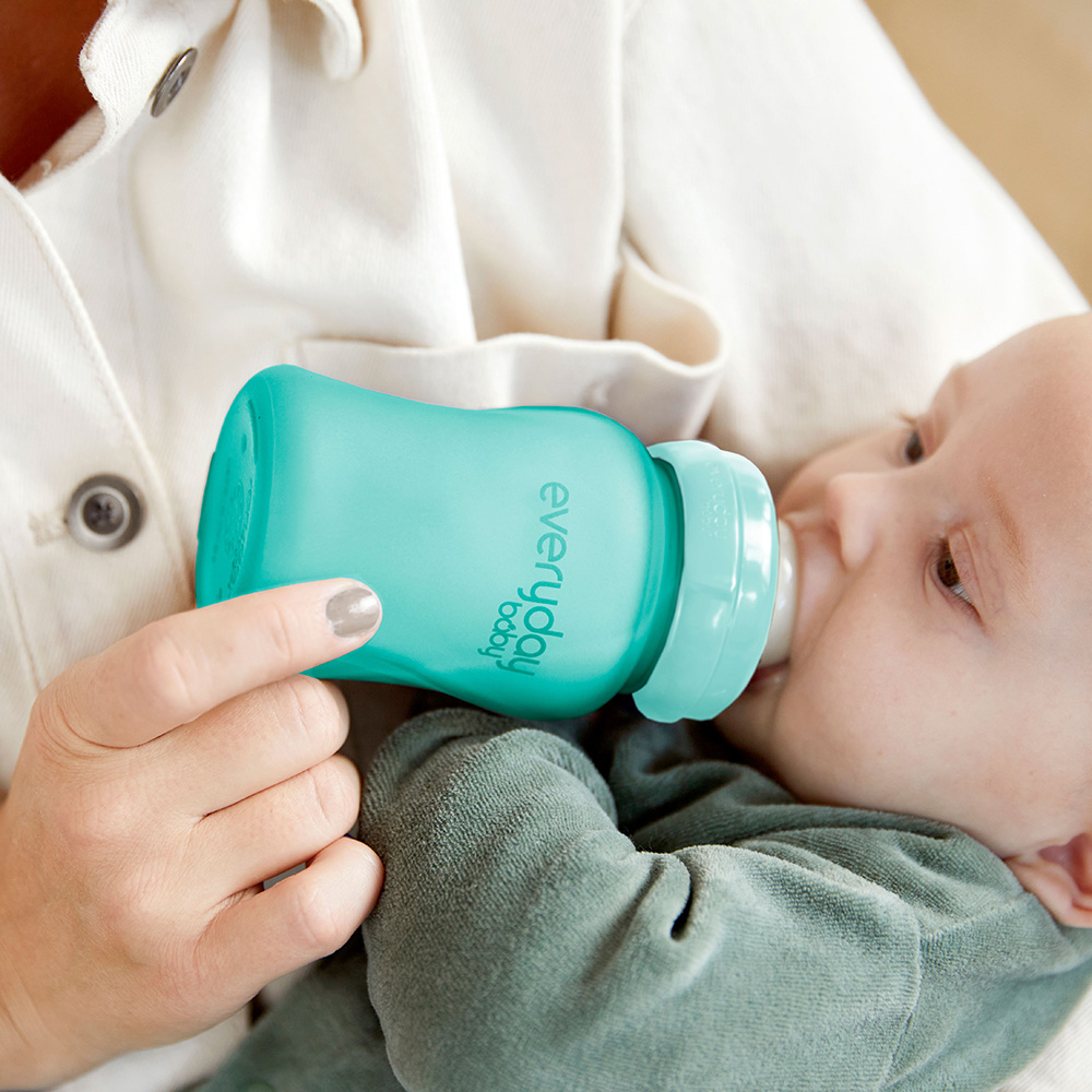 Everyday baby lämpöä tunnistava tuttipullo - 150ml Turquoise