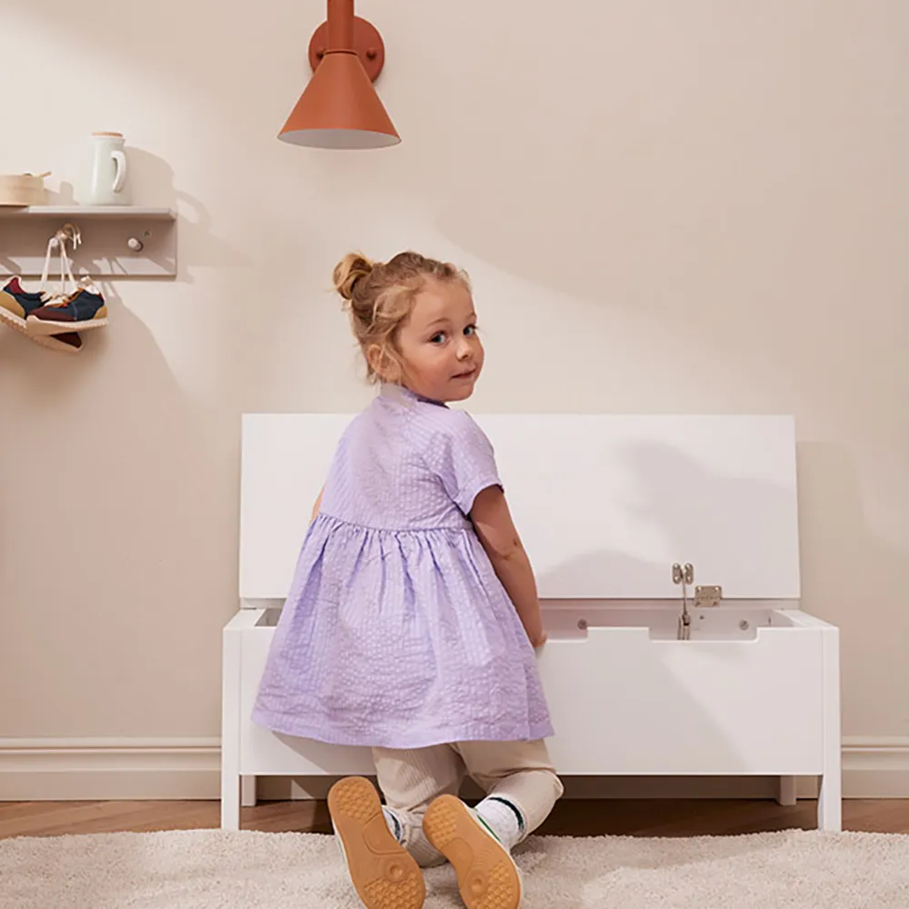 Kids Concept Sohva säilytystilalla valkoinen STAR