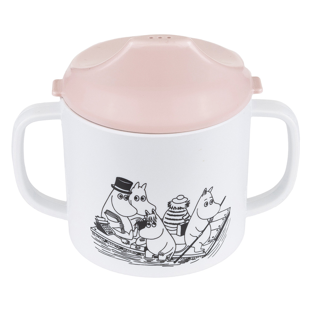 Rätt Start Muumi Vesi & Kylpy, Piping muki, pinkki
