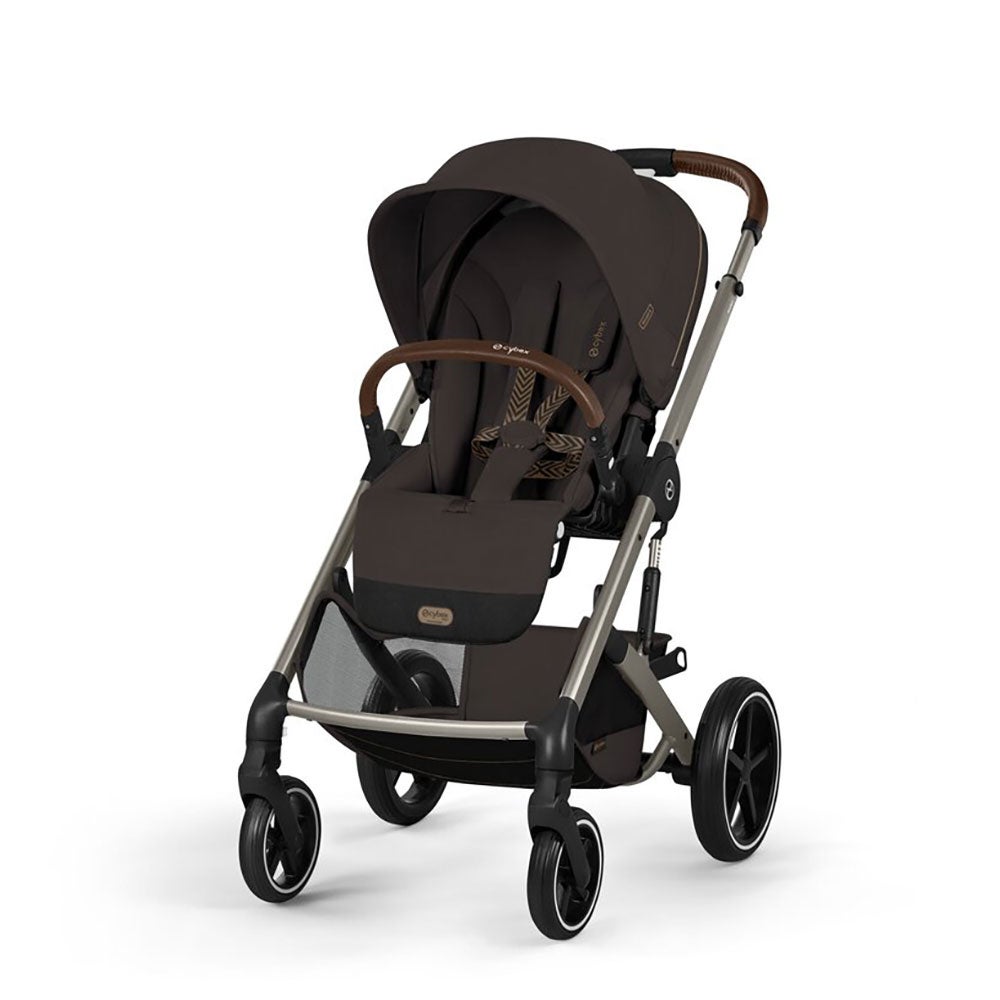 Cybex Balios S Lux TPE, sis. kokoontaitettavan vaunukopan Chocolate Brown