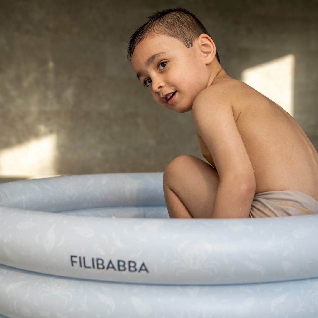 Filibabba Lasten allas 80 cm Alfie Nordic Ocean Mono