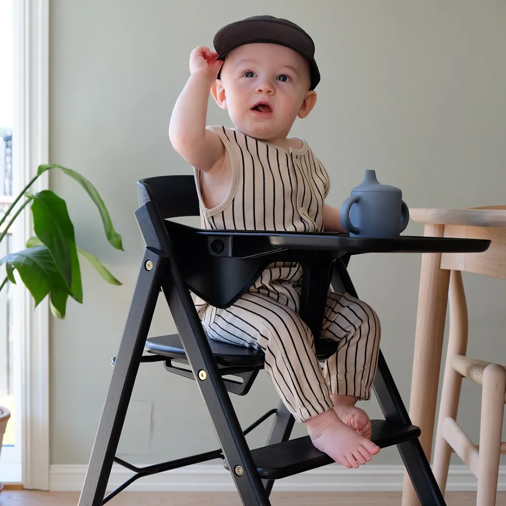 Kaos Klapp Syöttötuoli Musta tammi