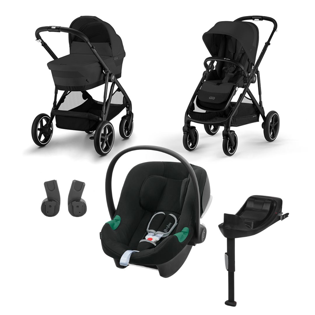 Cybex Gazelle S lastenrattaat + Cybex kantokoppa