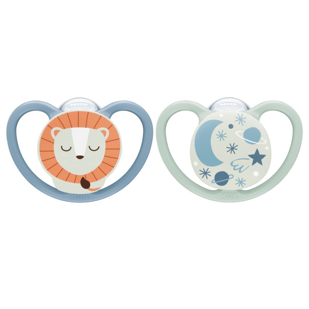 NUK-nukke 0-6m Space Night & Day Lion