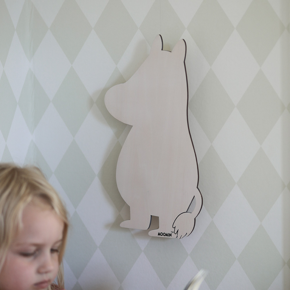 Rätt start Muumi, Valaisin puuta, valkoiseksi petsattu