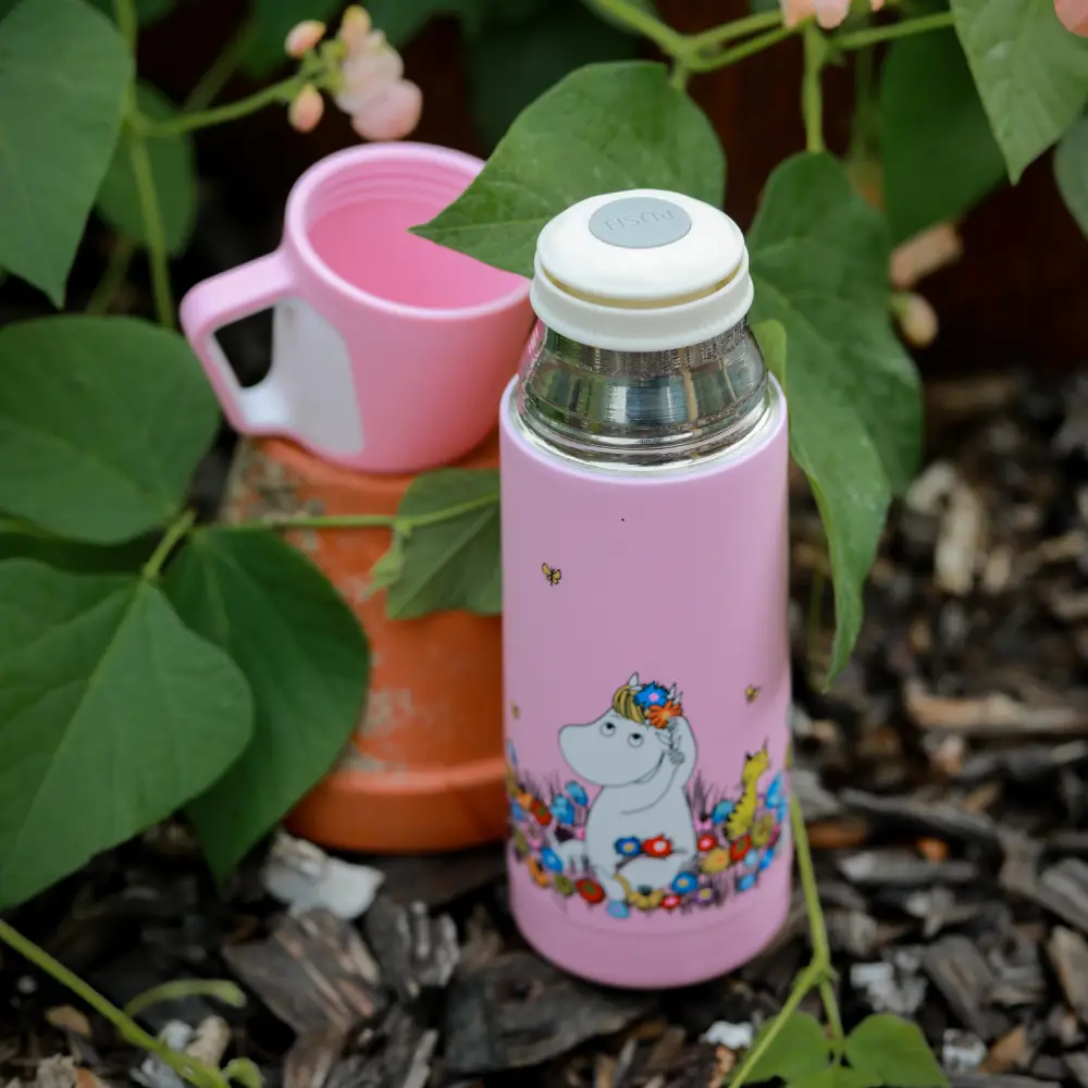 Rätt start Muumi Niitty Termospullo 350 ml pinkki