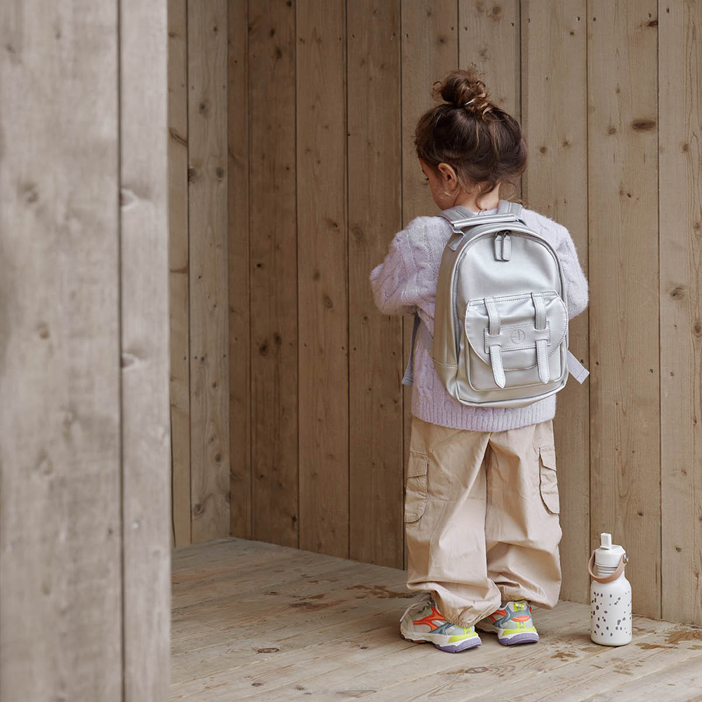 Elodie Backpack MINI - Silver Sheen