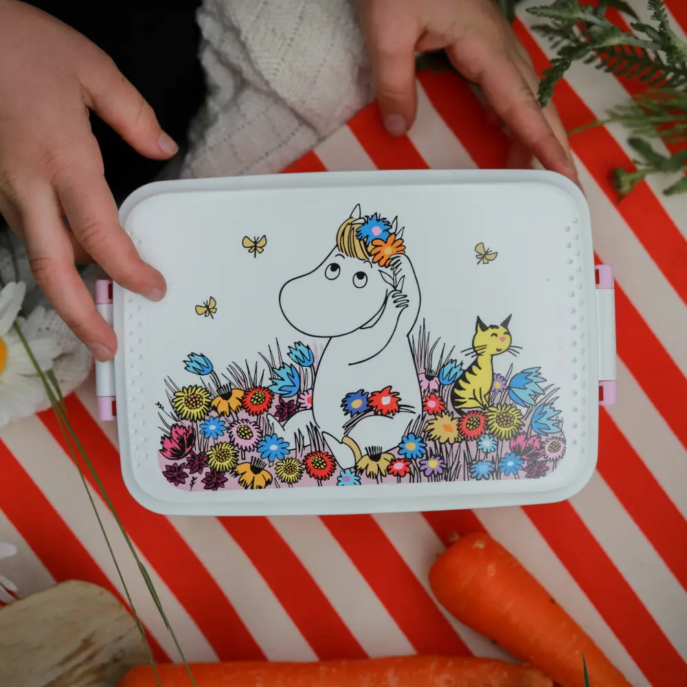 Rätt Start Muumi Äng lounaslaatikko vaaleanpunainen