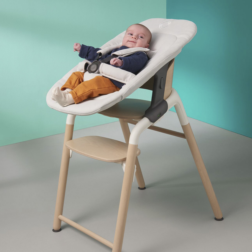 Bugaboo Giraffe syöttötuoli Neutraali puu/valkoinen