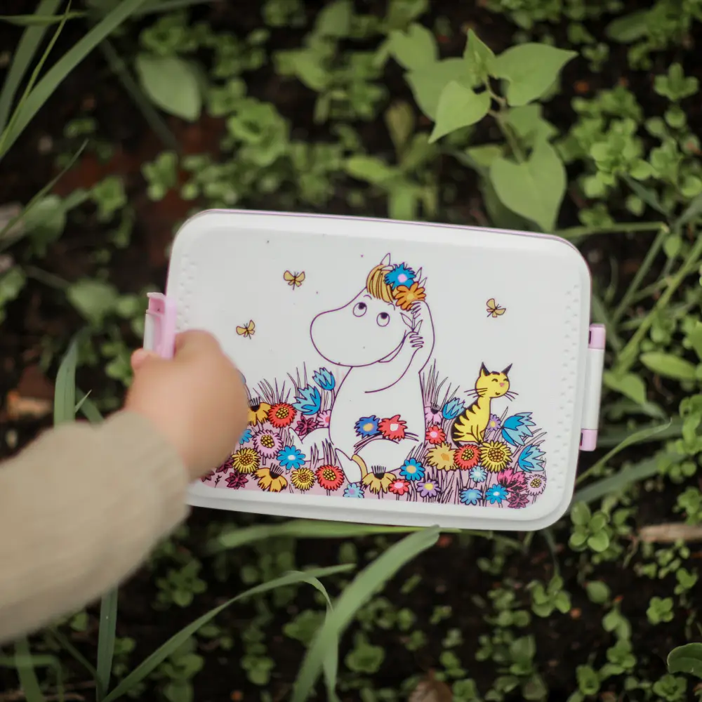 Rätt Start Muumi Äng lounaslaatikko vaaleanpunainen