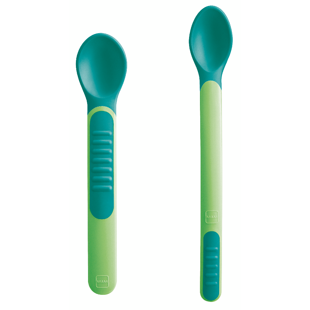MAM Heat Sensitive Lusikat & Kotelo 1kpl Sekalaiset värit