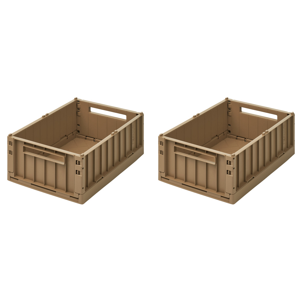 Liewood Weston säilytyslaatikko M 2-pack Oat 3070