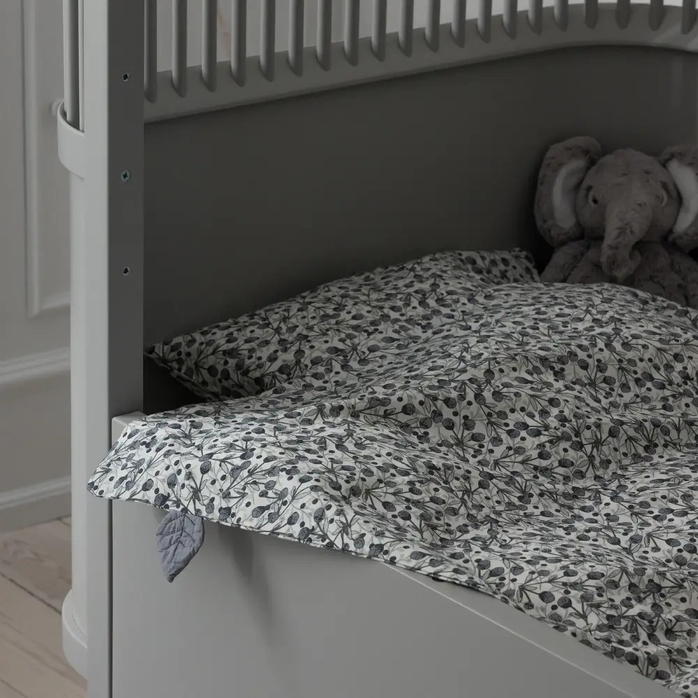 Sebra pussilakanasetti junior blue olive