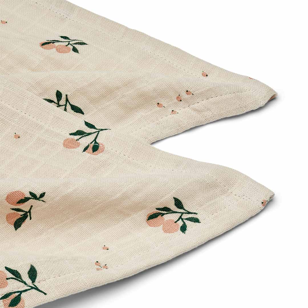 Liewood Lewis musliinipeitot 2-pack Persikka / Merikuori sekoitus