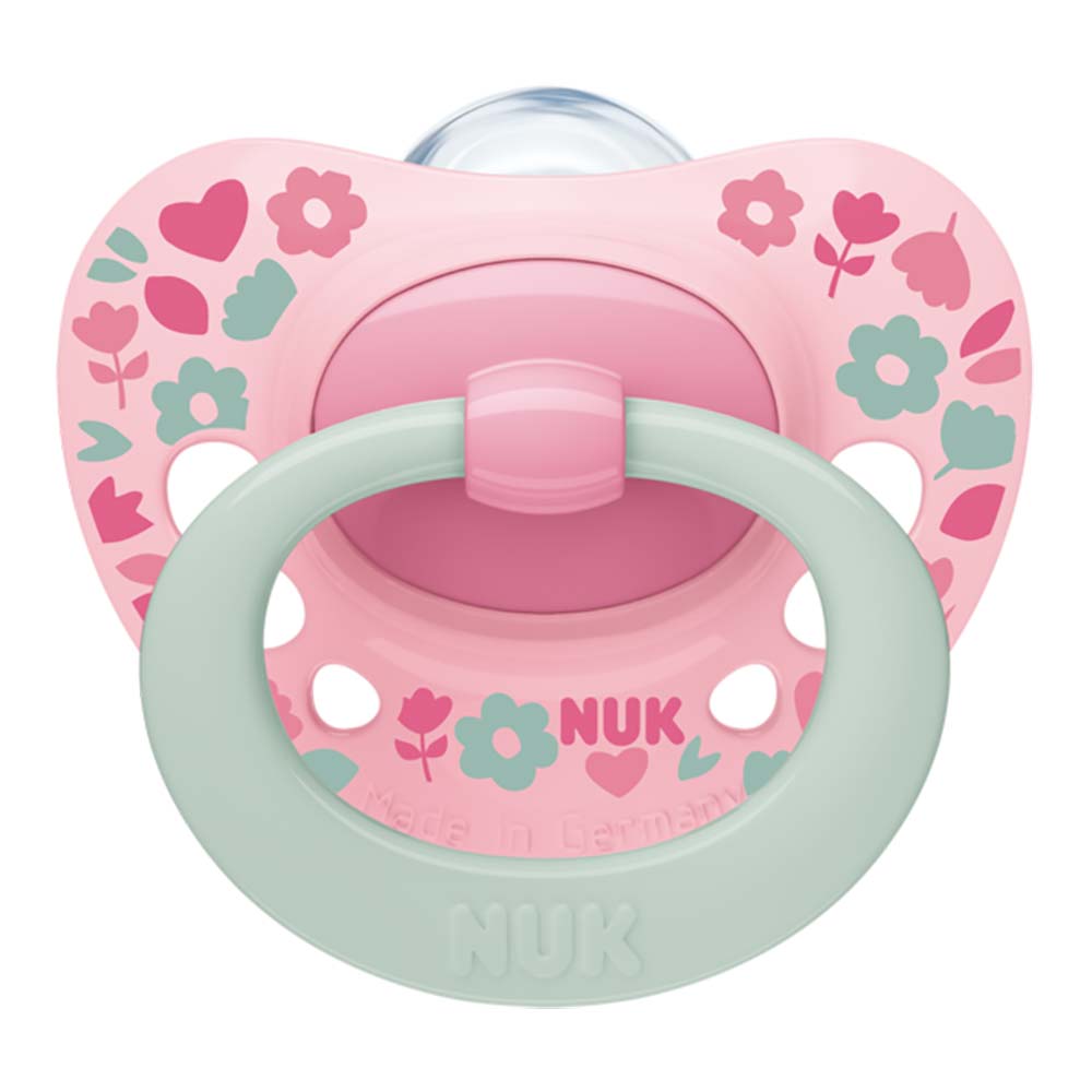 NUK tutti 6-18m Signature Rose/Valkoinen