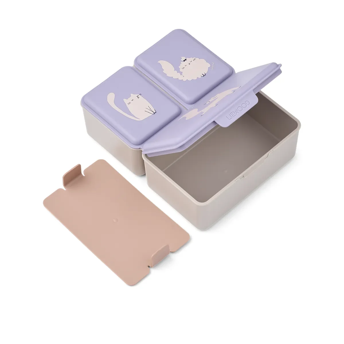 Liewood Driss eväsrasia Cat / Warm lilac