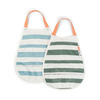 Done by Deer Pull-over ruokalappu 2-pack Stripes Blue/Green