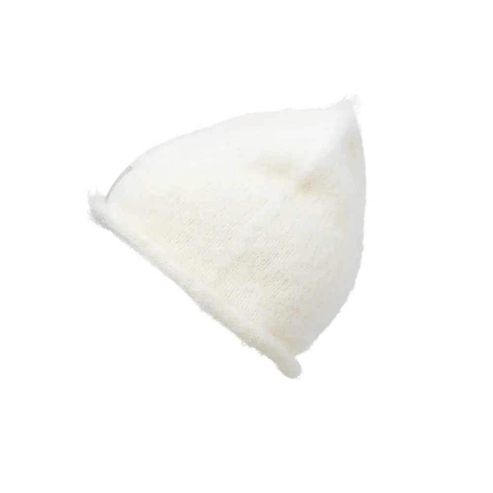Elodie Details Furry Knit Beanie Vanilla White 2–3 yr