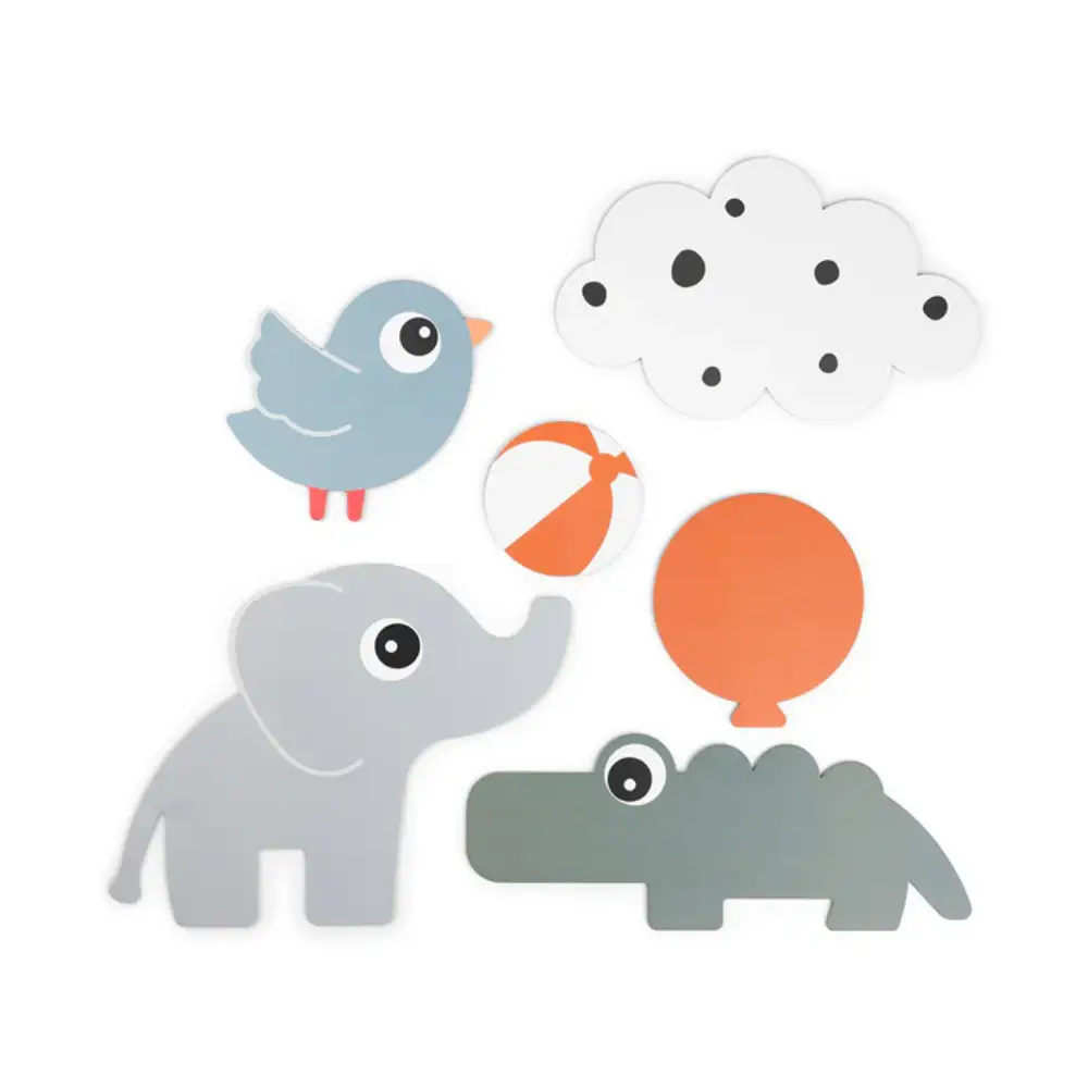 Done by Deer Seinäkoriste 6 kpl Peurakaverit Värisekoitus