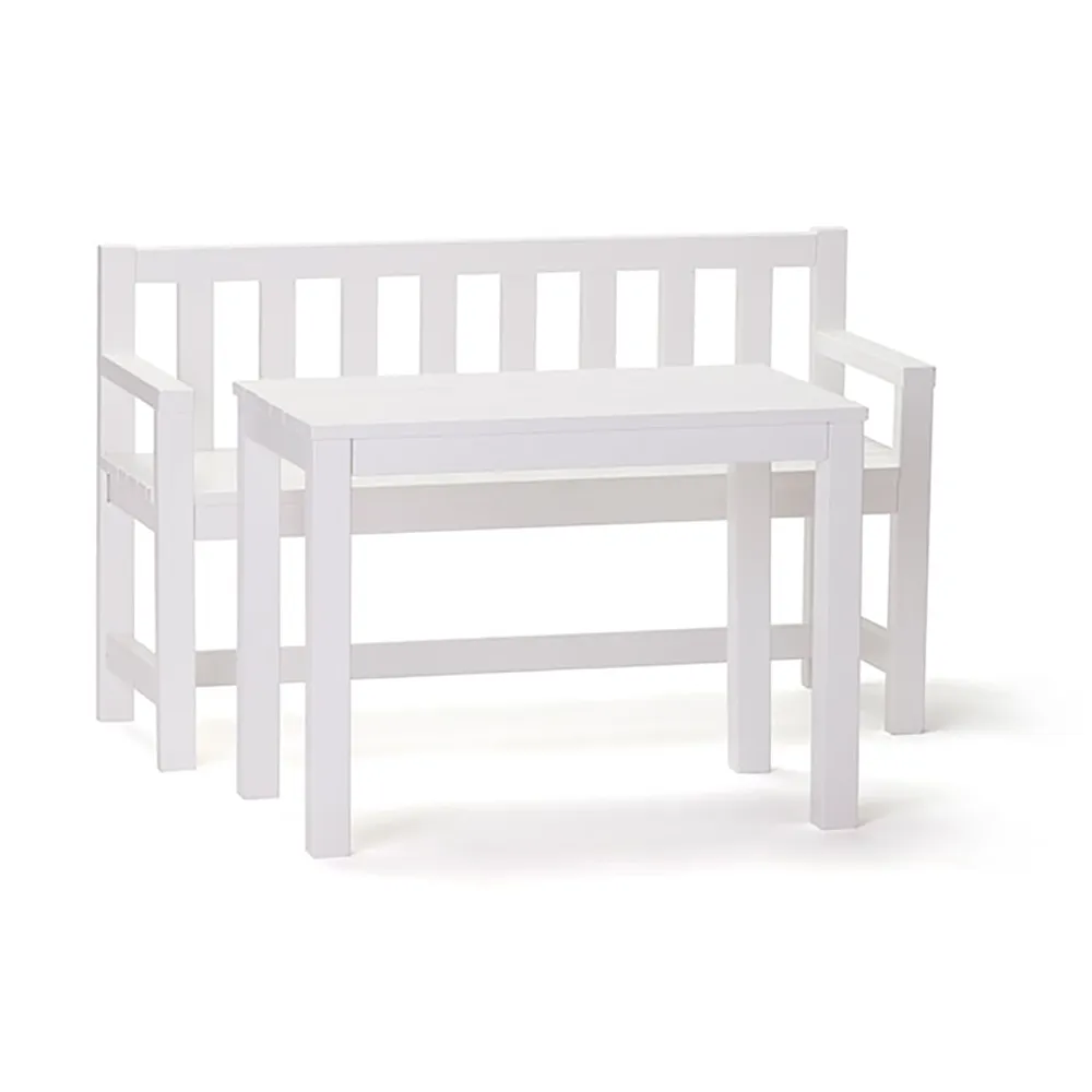 Kids Concept Puutarhakalusteet valkoinen